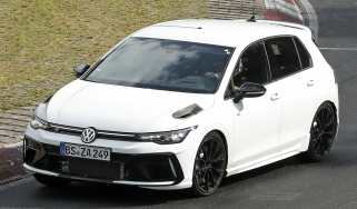 VW Golf R spy shot - front 3/4